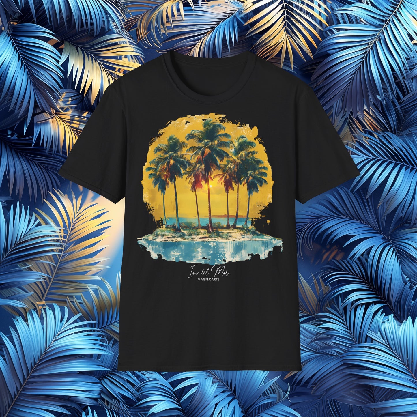 Palm Island Dream T-Shirt – Beach Paradise