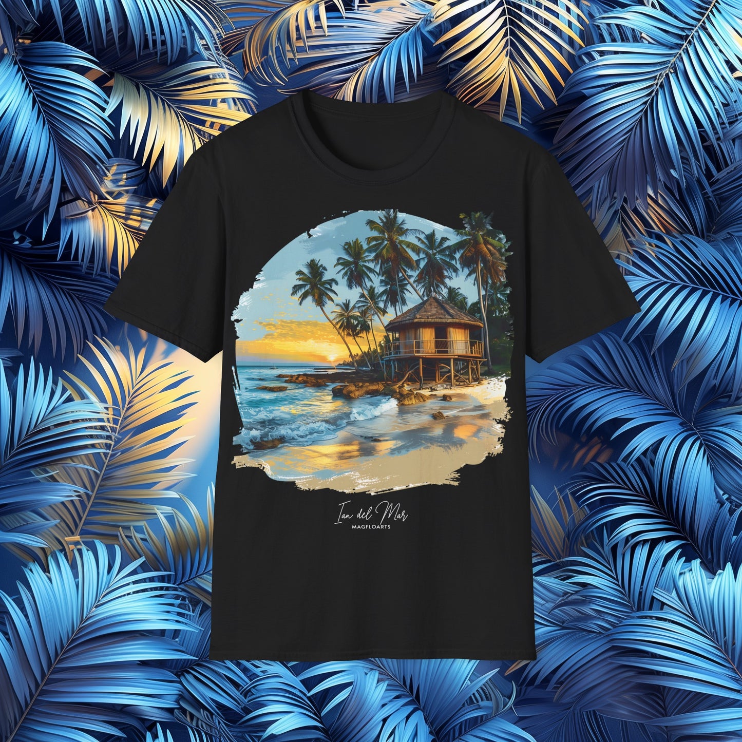 Palm Bali Haven T-Shirt – Beach Paradise