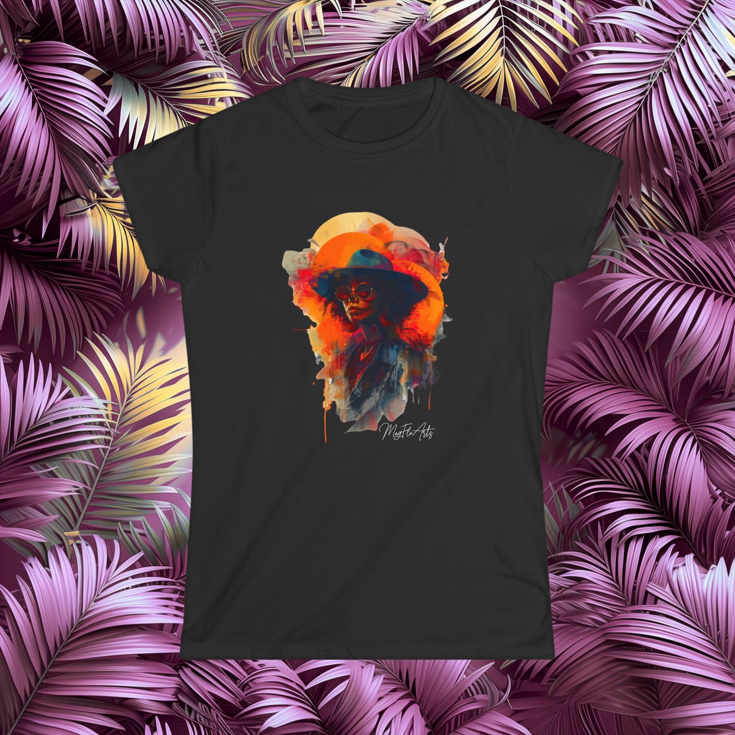 La Catrina Flame T-Shirt - Day of the Dead & Dia de los Muertos
