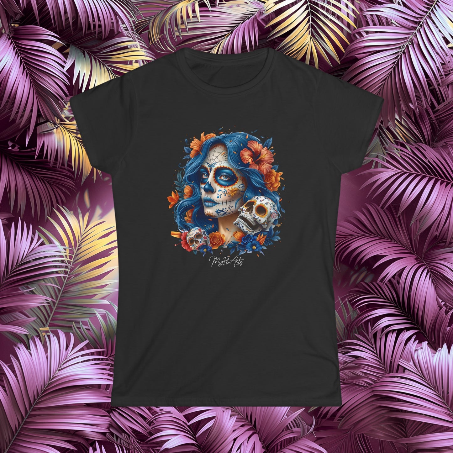 La Catrina Enchanted T-Shirt - Day of the Dead & Dia de los Muertos