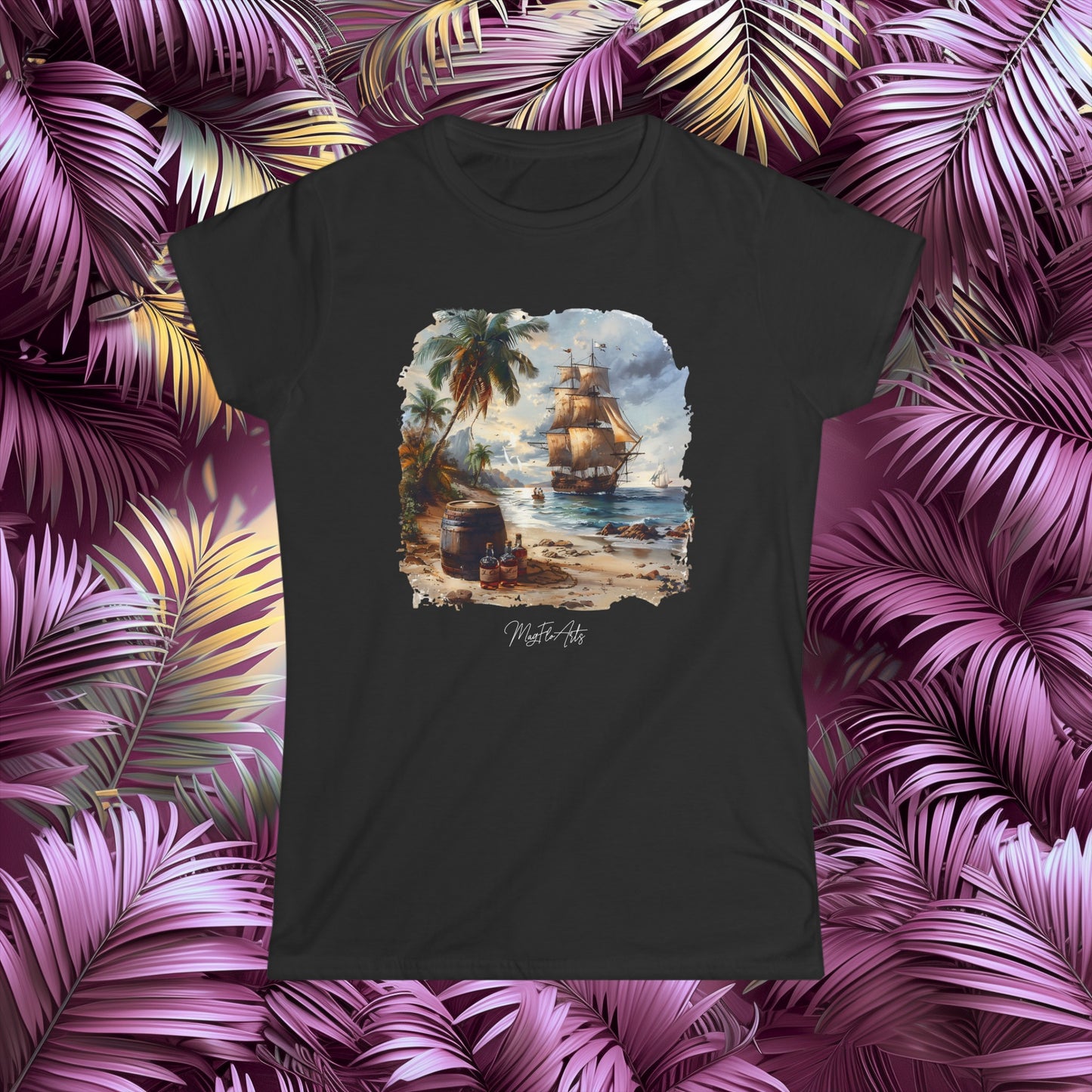 Maritime Treasure Bay - Parrots Pirates Caribbean