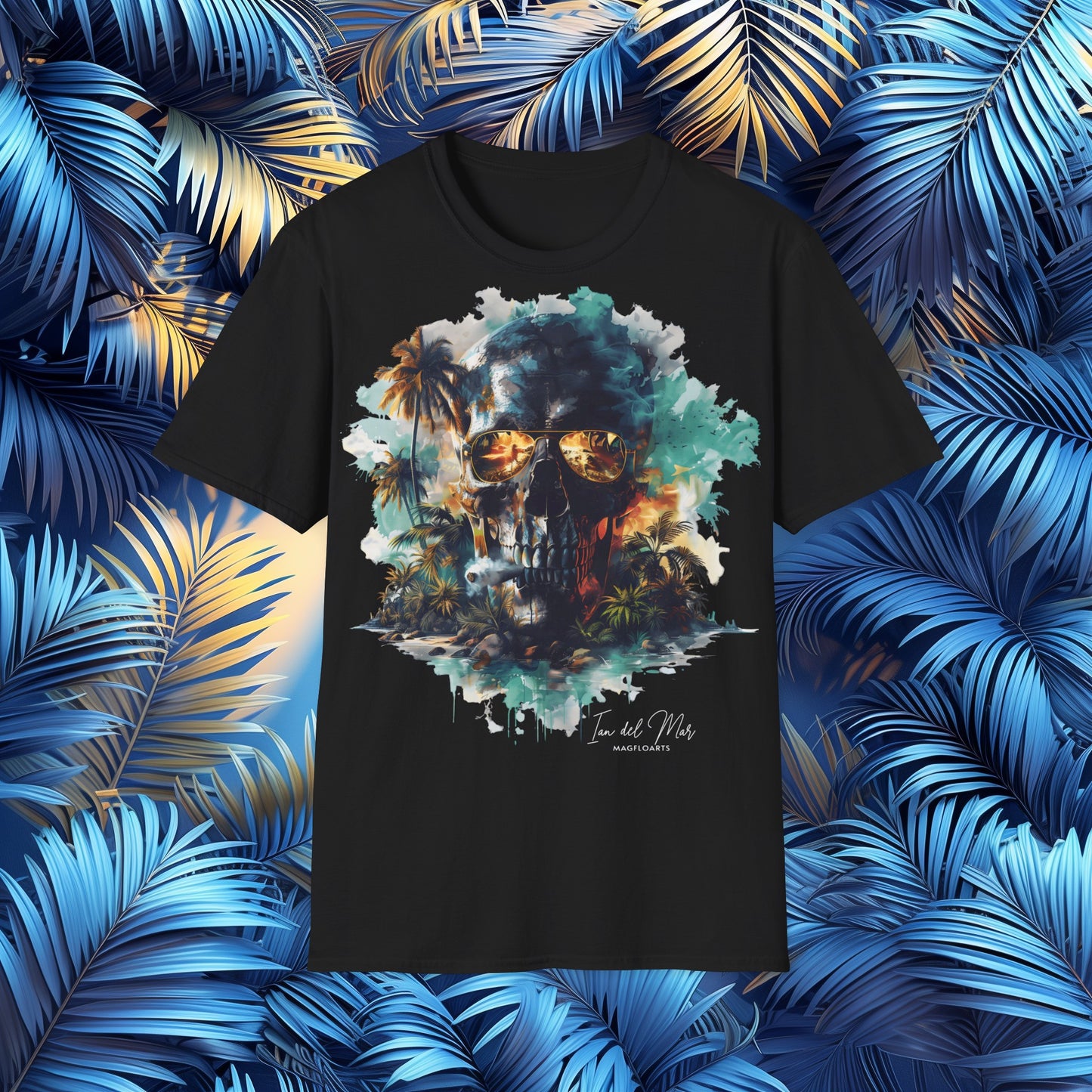 Skull Weed Paradise Haze T-Shirt - Pot Hemp Cannabis