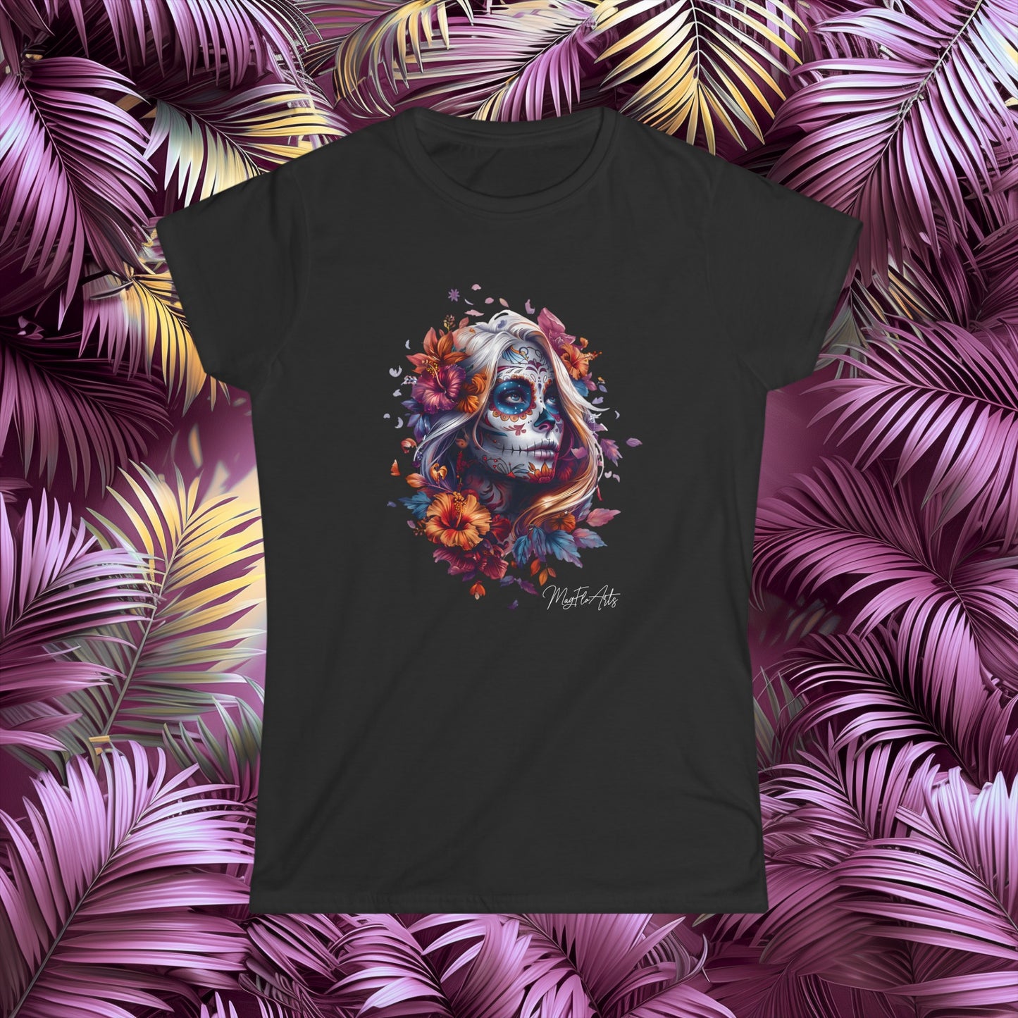La Catrina Celestial T-Shirt - Day of the Dead & Dia de los Muertos