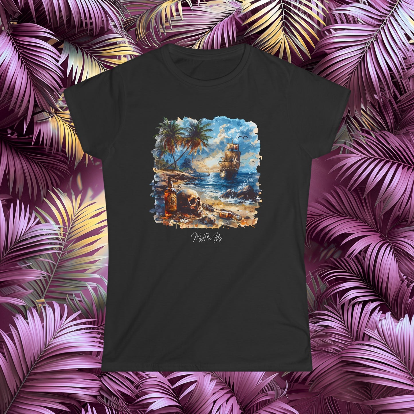 Crimson Cove - Parrots Pirates Caribbean