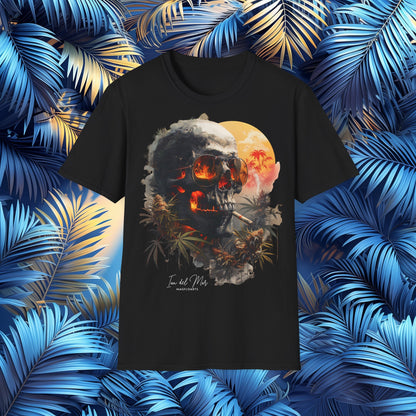 Camiseta Skull Weed Burnhead Weed - Hierba Cáñamo Cannabis
