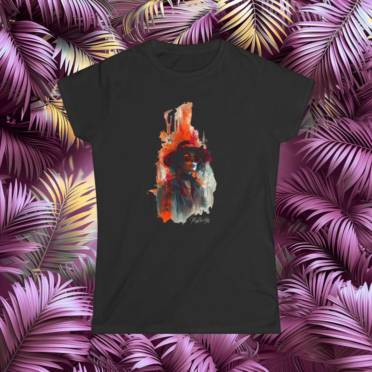 La Catrina Street Style T-Shirt - Day of the Dead & Dia de los Muertos