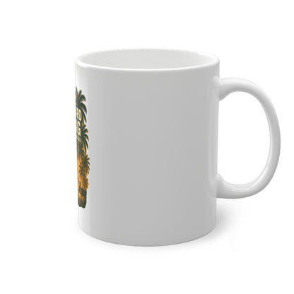 Trade Hard Live Big Mug White