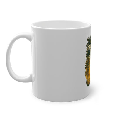 Trade Hard Live Big Mug White